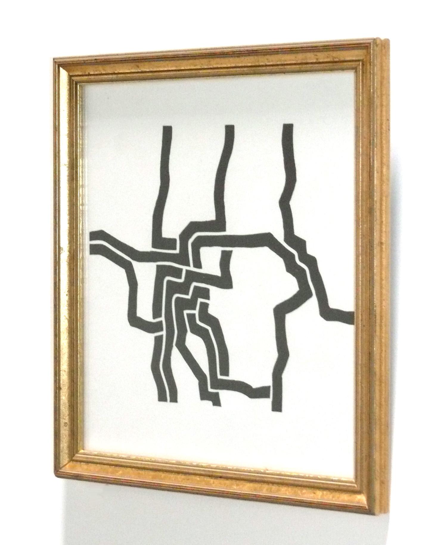 Selection of Black and White Lithographs by Kandinsky Chillida Ubac Raynaud For Sale 1