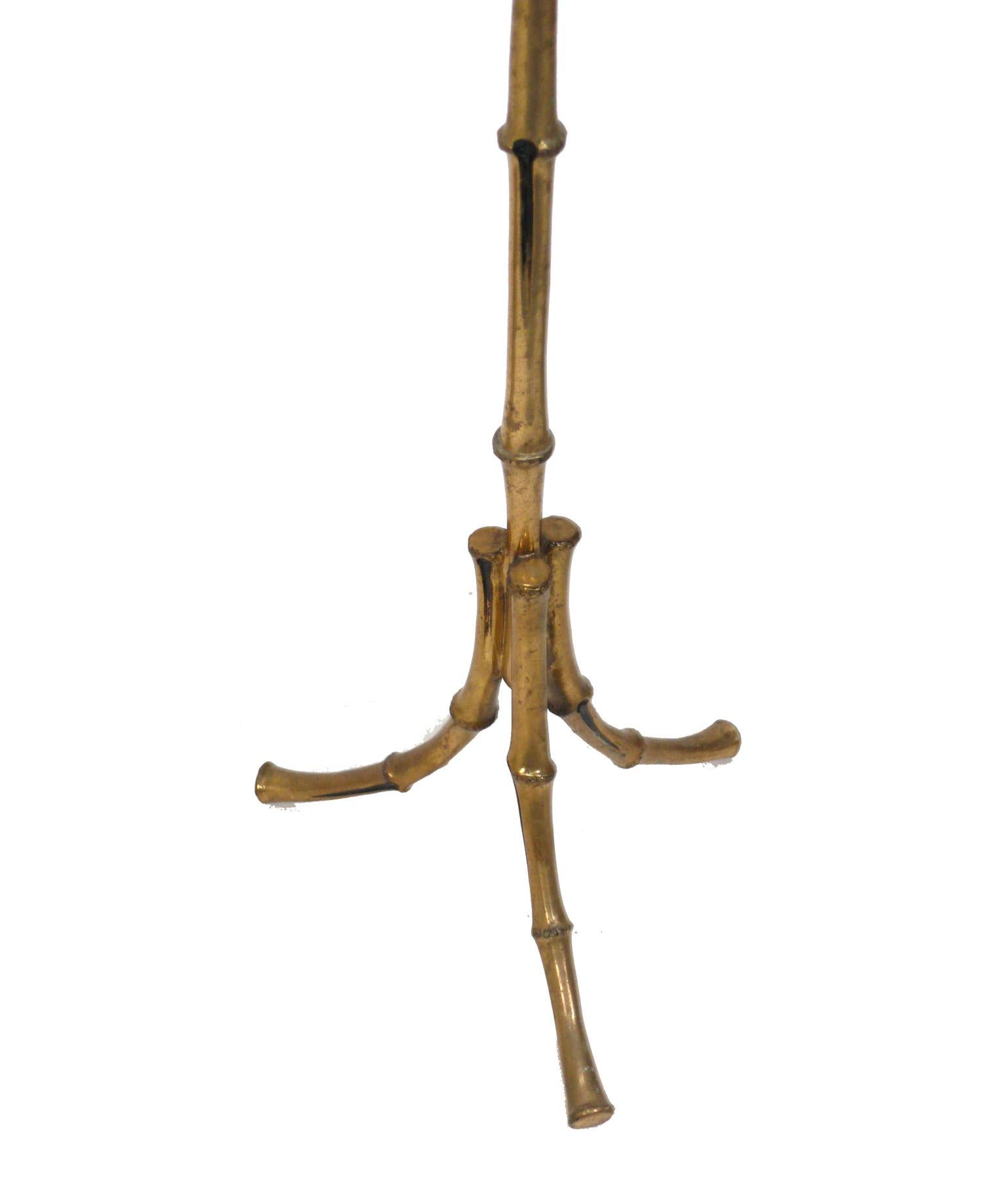French Selection of Brass Floor Lamps  For Sale