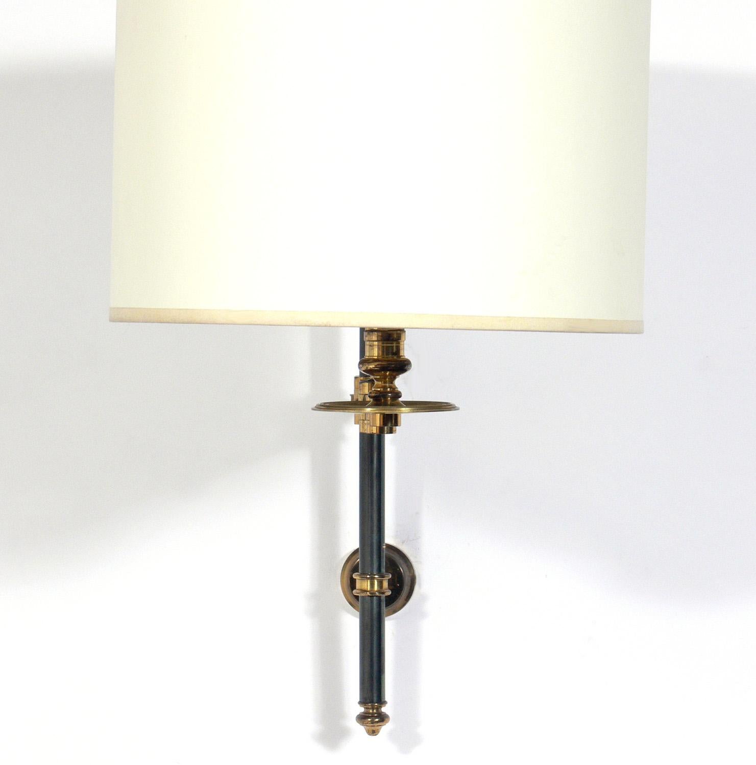 Mid-20th Century Selection of Brass Swing Arm Sconces