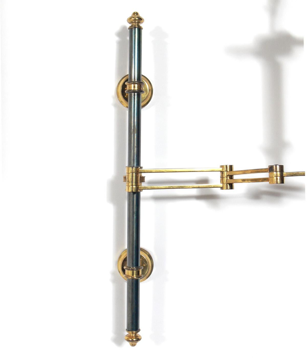 Selection of Brass Swing Arm Sconces 1