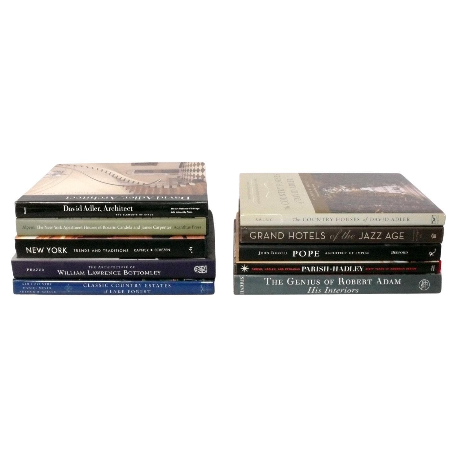 Selection of Coffee Table Books - Architecture and Interior Design