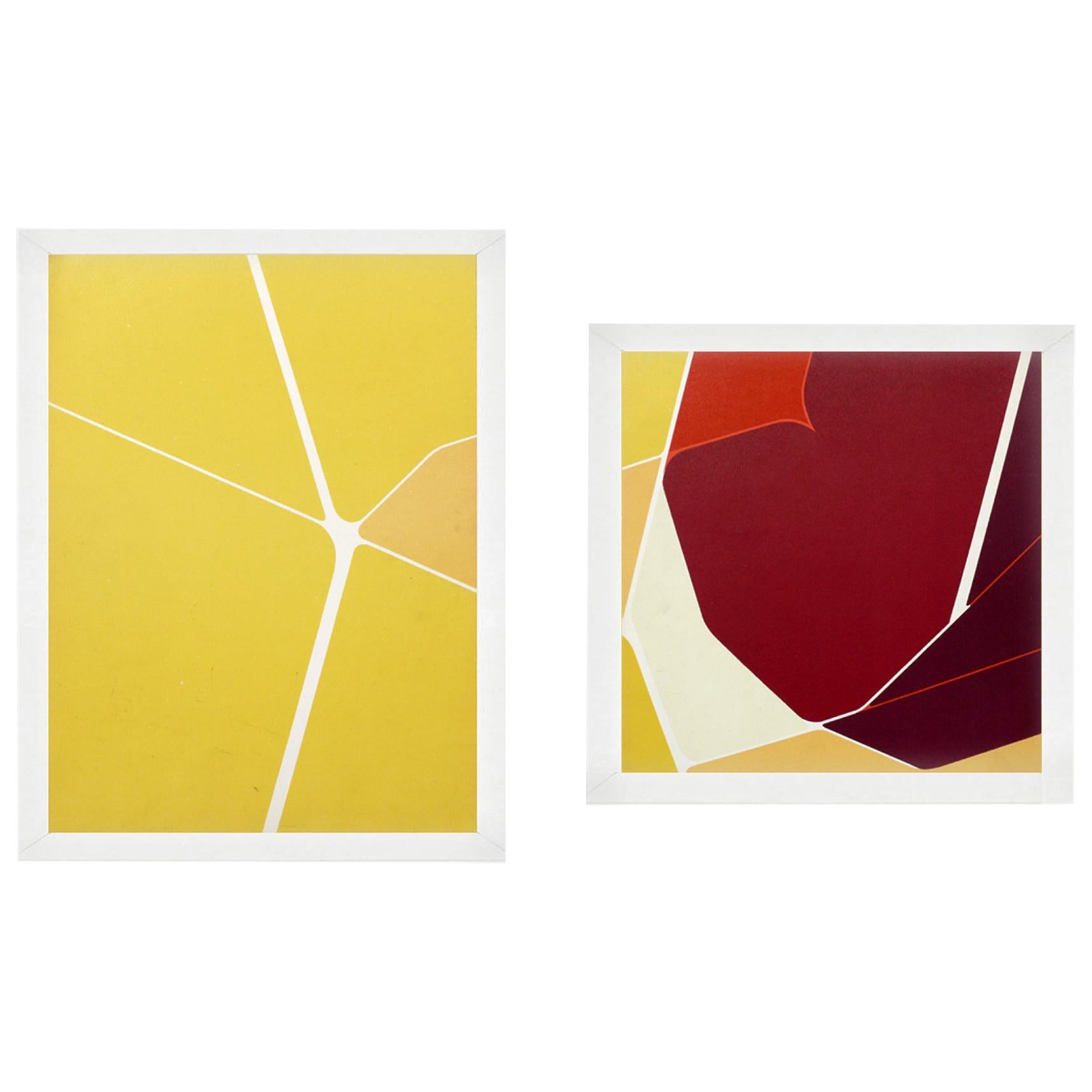 Selection of Colorful Abstract Lithographs by Pablo Palazuelo