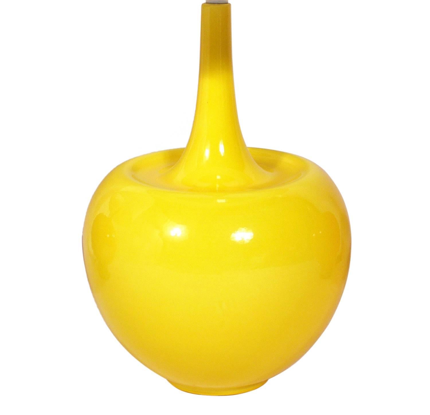 Mid-Century Modern Selection of Colorful Large Scale Ceramic Lamps
