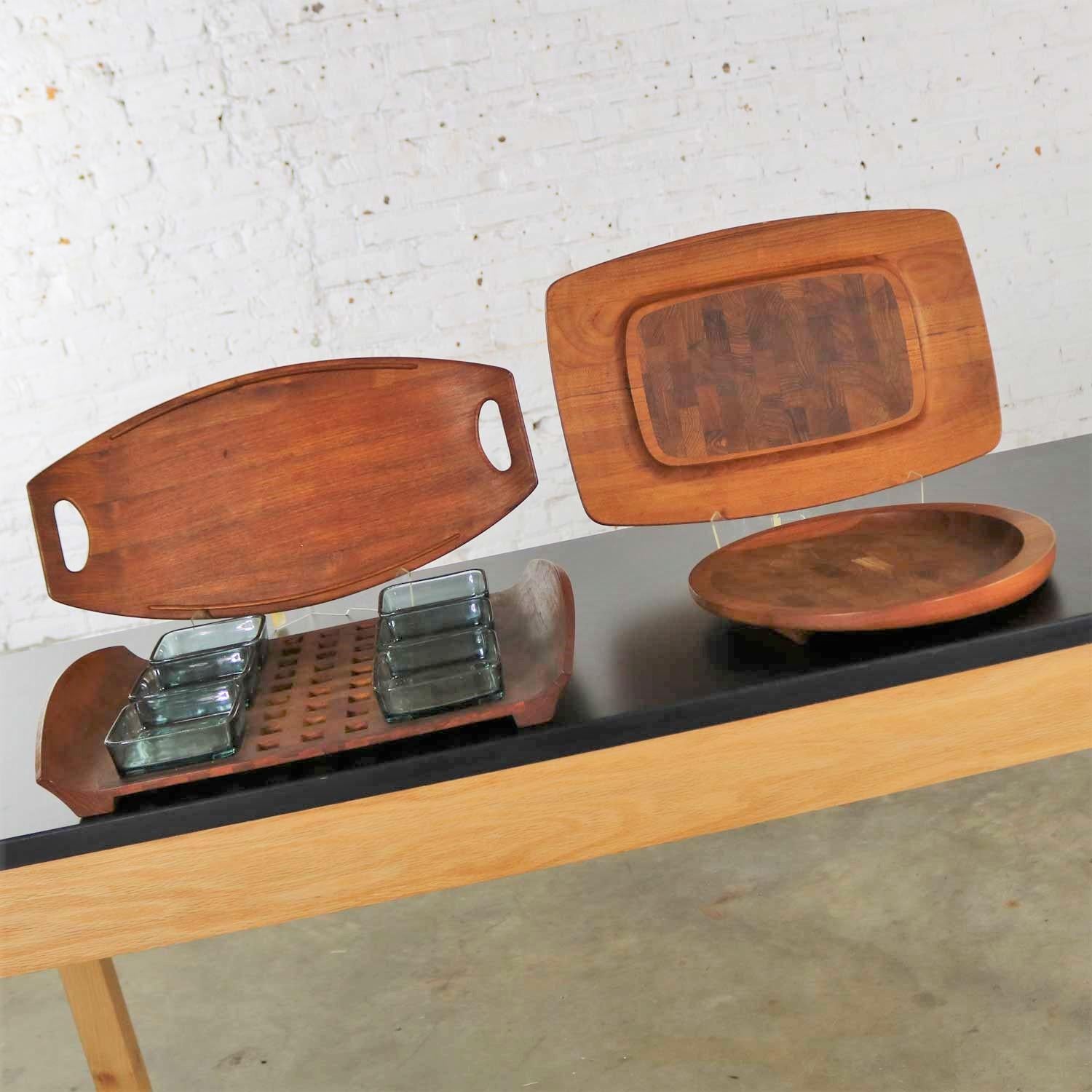 Scandinavian Modern Selection of Dansk Designs Teak Trays or Cutting Boards by Jens Quistgaard