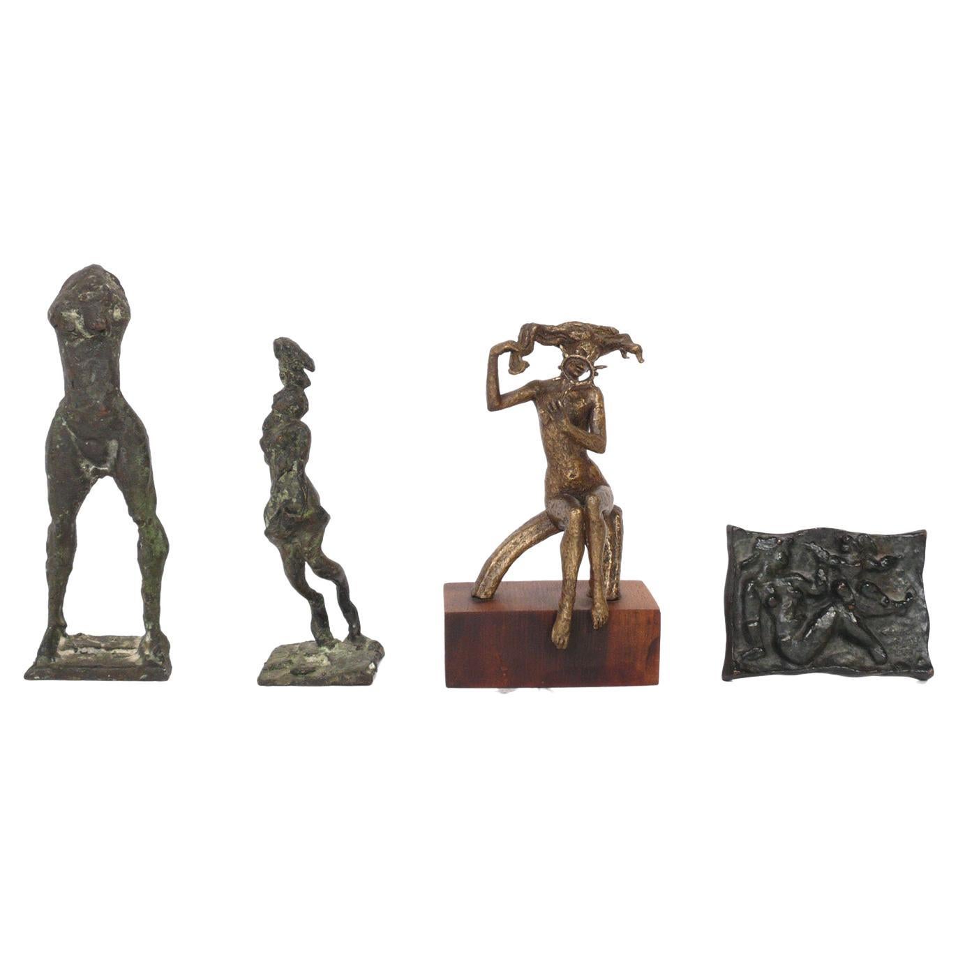 Selection of Figural Nude Female Bronzes