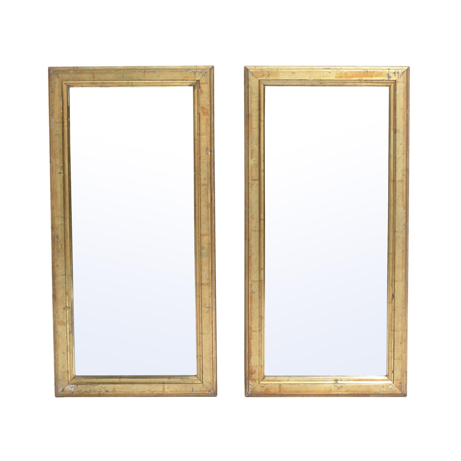 Hollywood Regency Selection of Gilt Mirrors For Sale