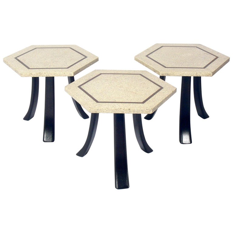 Selection of harvey probber hex tables at 1stdibs