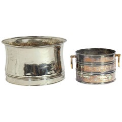 Selection of Italian Chrome Planters