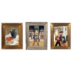 Selection of Italian Pietra Dura Plaques by Ugolini
