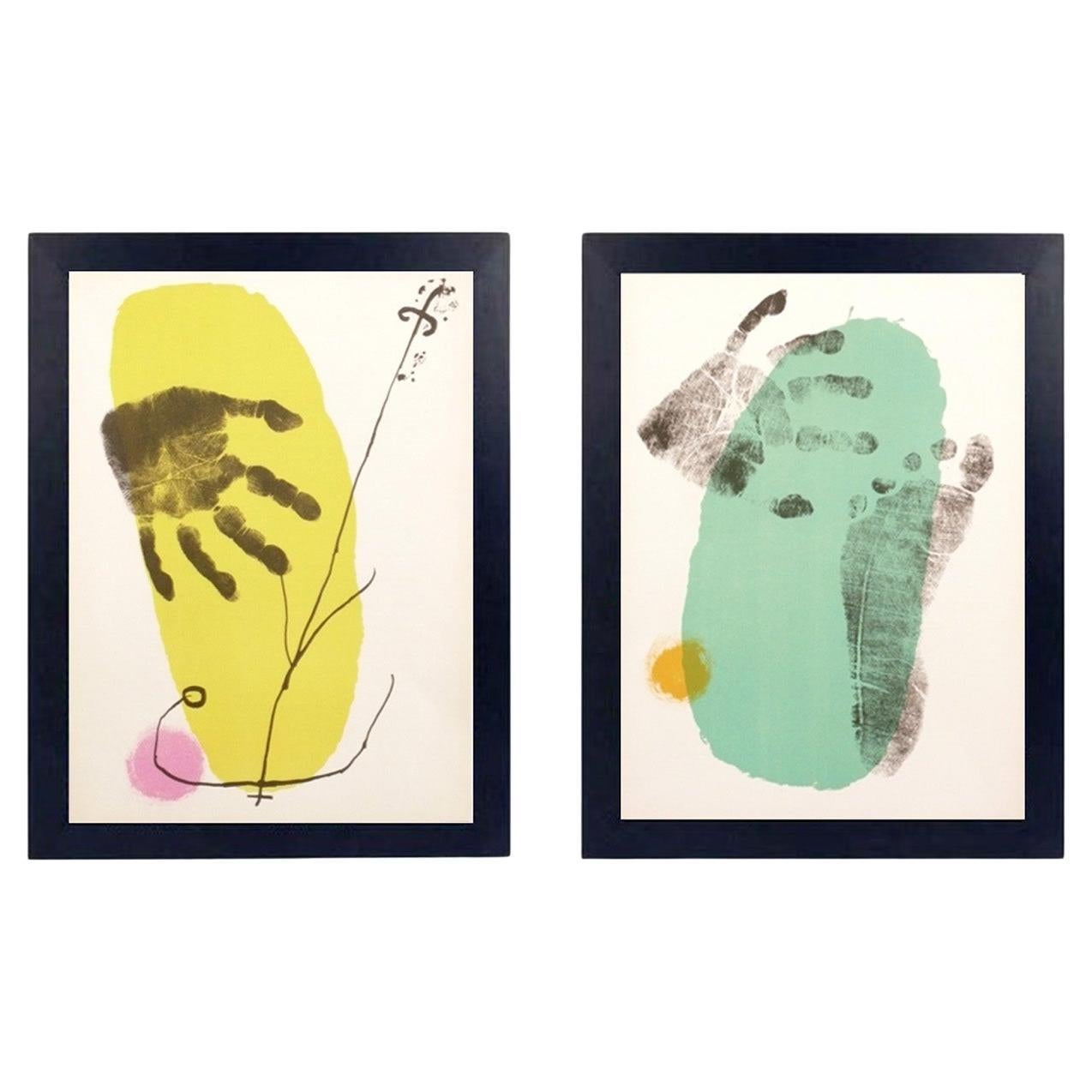 Eine Auswahl von Joan Miro-Lithographien 