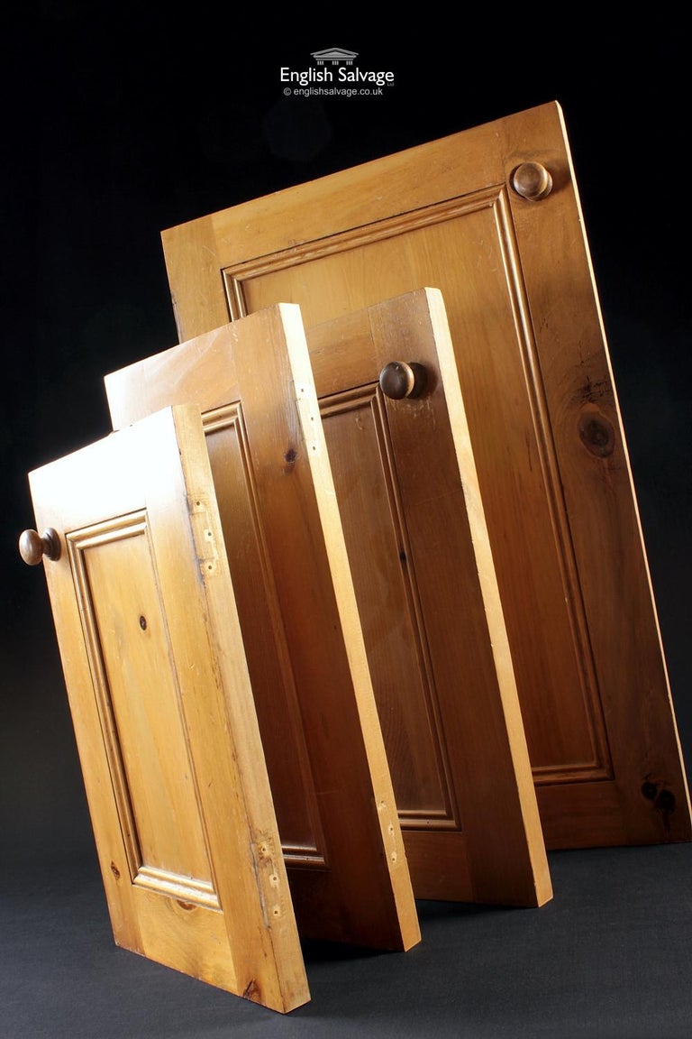 Selection of Kitchen Pine Cupboard Doors, 20th Century For Sale at 1stDibs