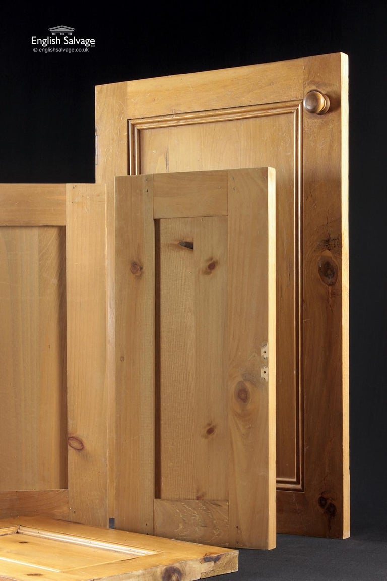 Selection of Kitchen Pine Cupboard Doors, 20th Century For Sale at 1stDibs