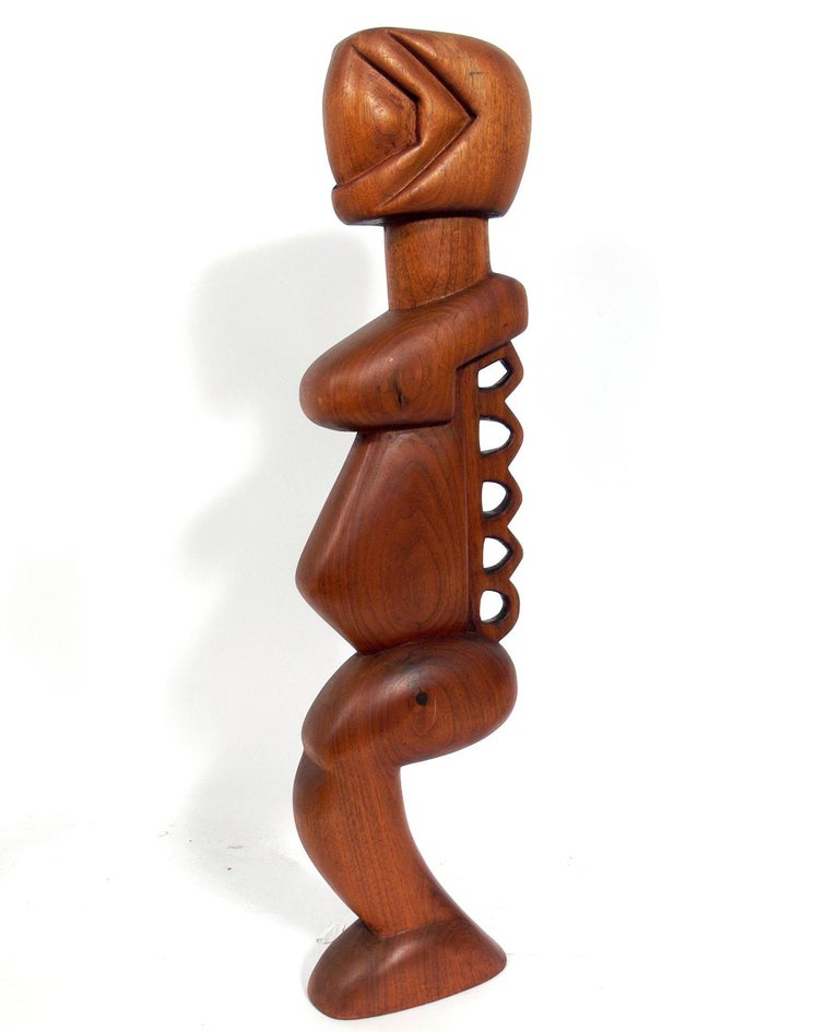 Selection of Large Abstract Wood Sculptures In Good Condition For Sale In Atlanta, GA