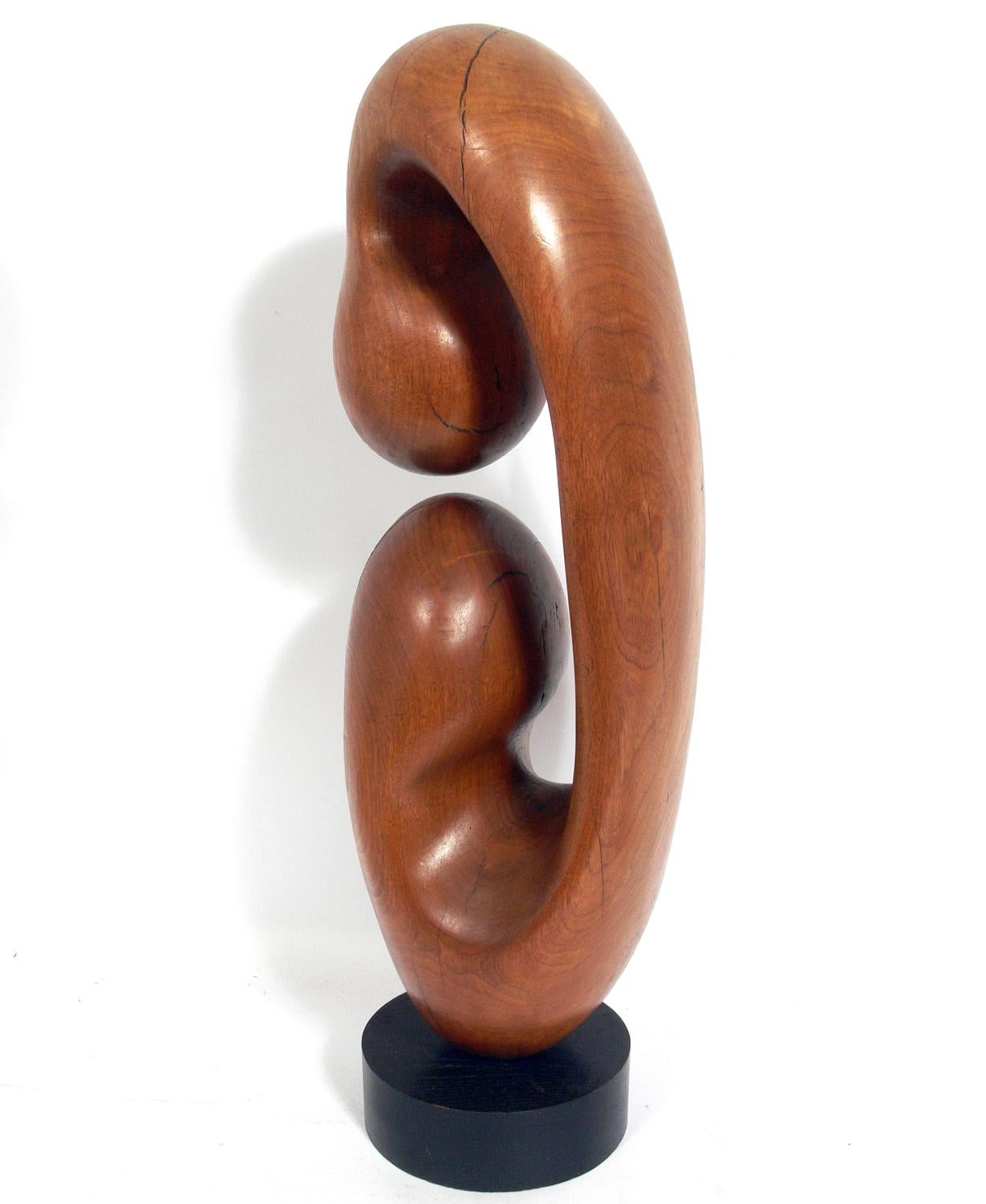 Mid-20th Century Selection of Large Abstract Wood Sculptures For Sale