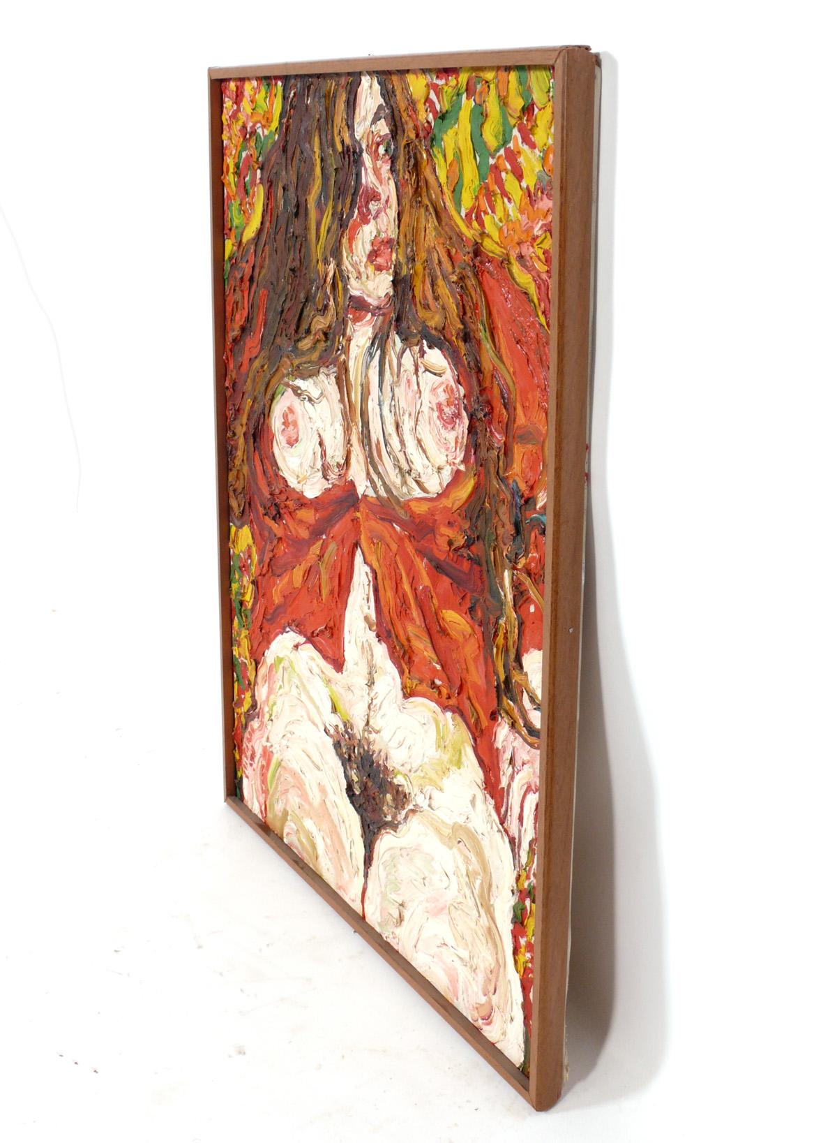 Milieu du XXe siècle Sélection de peintures de femmes nues à grande échelle de Philip Sherrod en vente