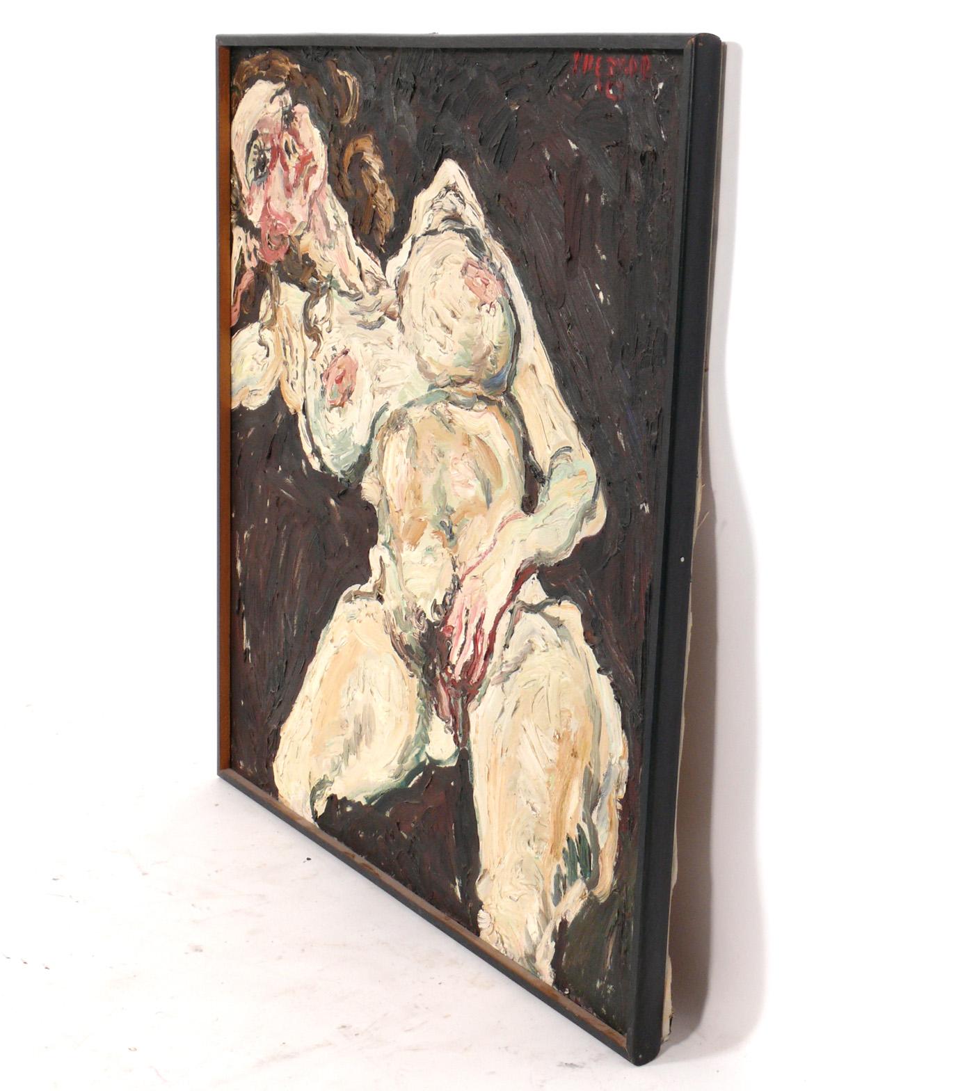 Sélection de peintures de femmes nues à grande échelle de Philip Sherrod en vente 2