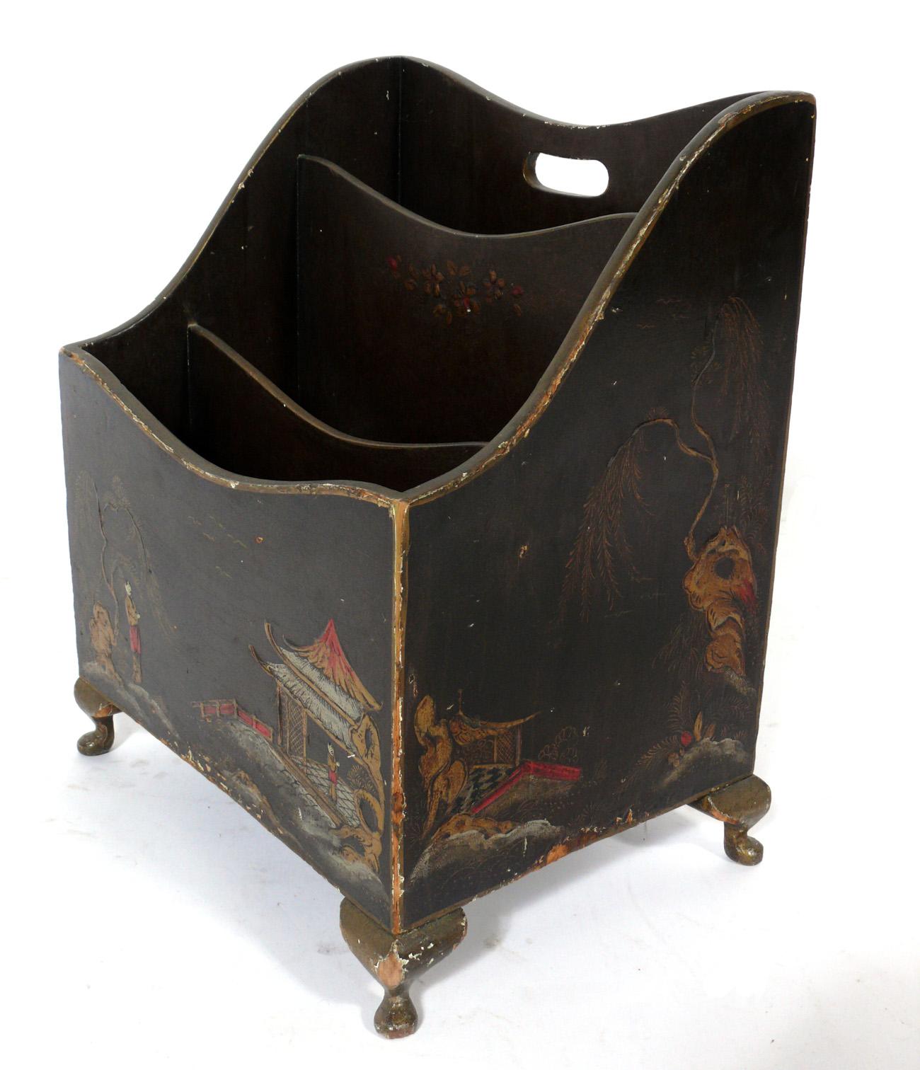 Selection of Magazine Racks or Log Holders In Distressed Condition For Sale In Atlanta, GA