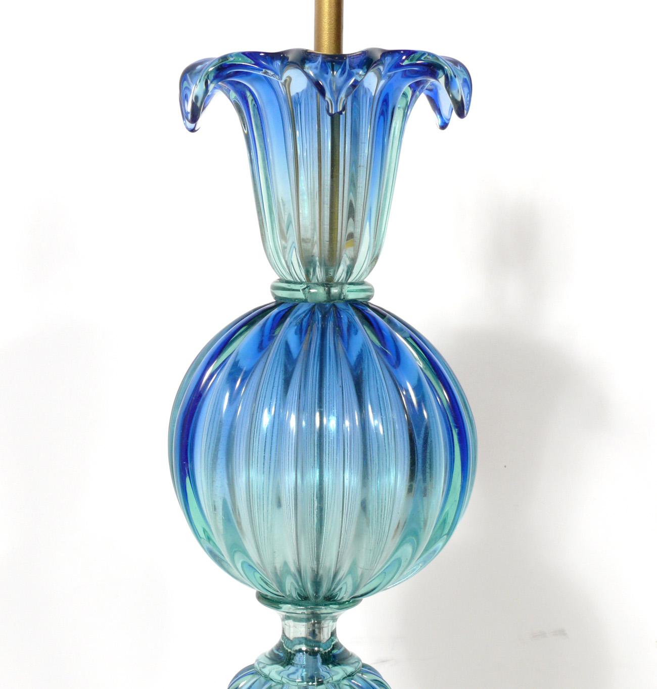 Mid-Century Modern Selection of Midcentury Murano Glass Lamps For Sale