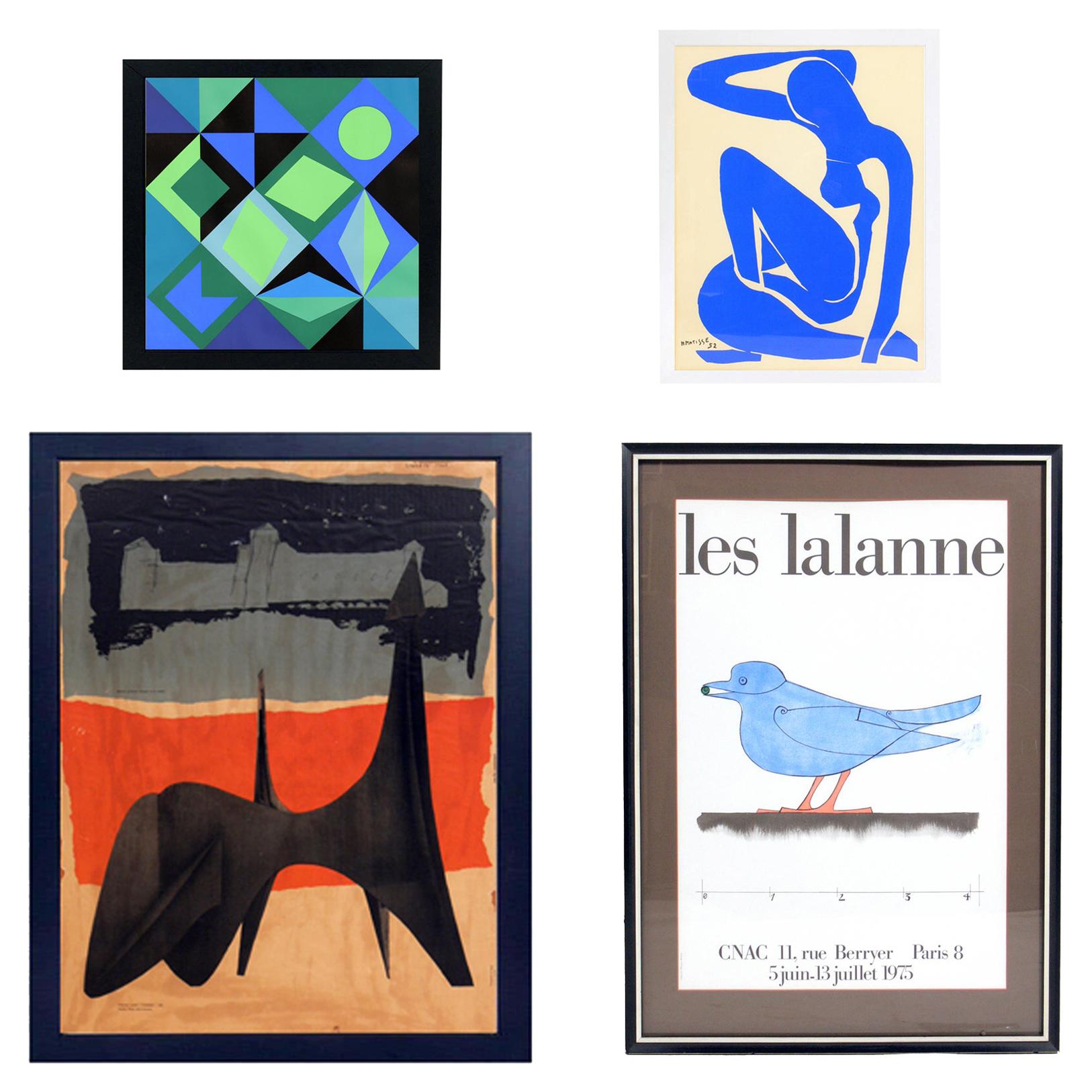 Selection of Modernist Art Lithographs or Serigraphs