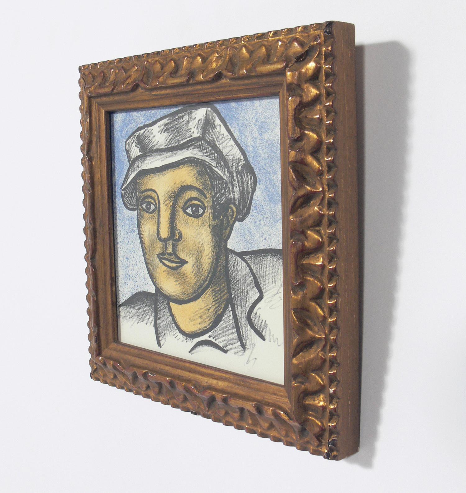 Glass Selection of Modernist Lithographs or Gallery Wall