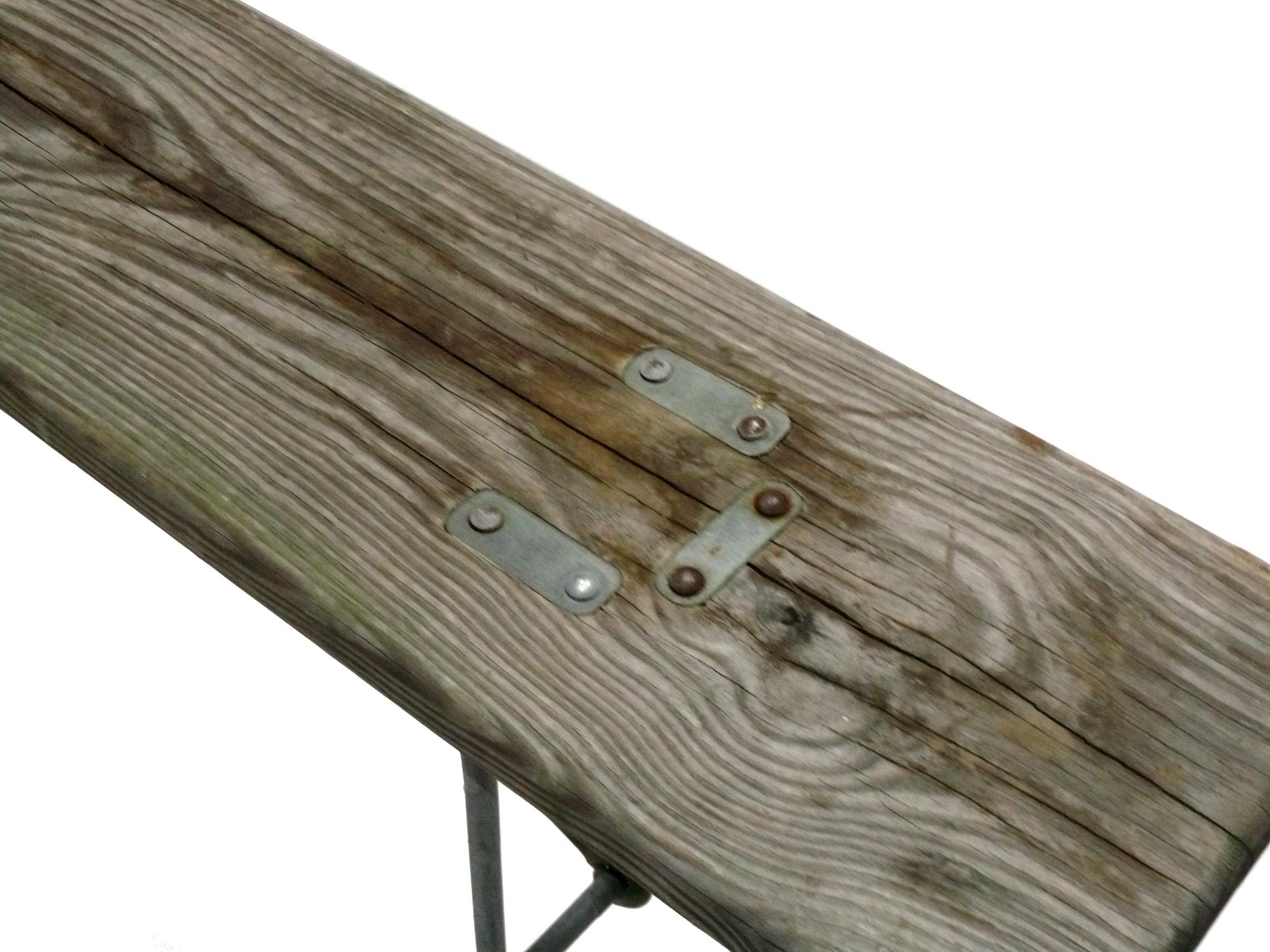 Mid-20th Century Selection of Nautical Campaign Benches circa 1940s For Sale