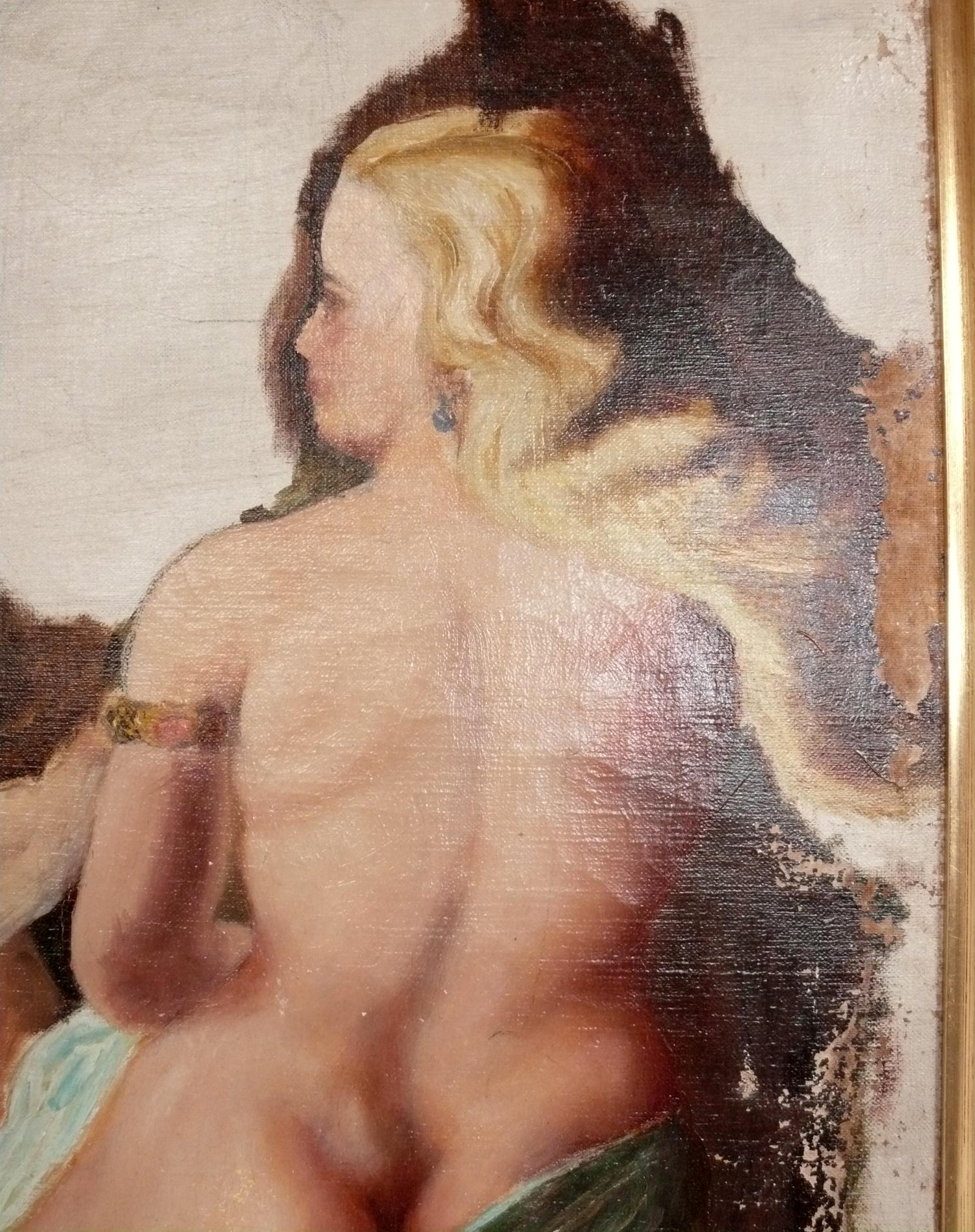 American Selection of Original Female Nude Paintings For Sale