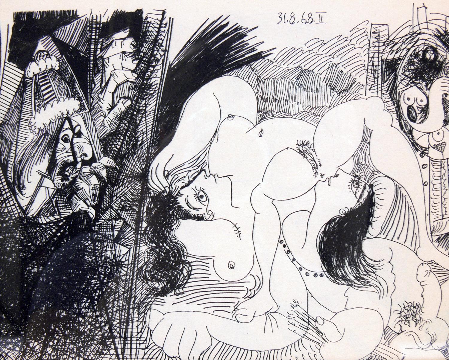 Selection of Pablo Picasso Erotic Prints In Good Condition In Atlanta, GA