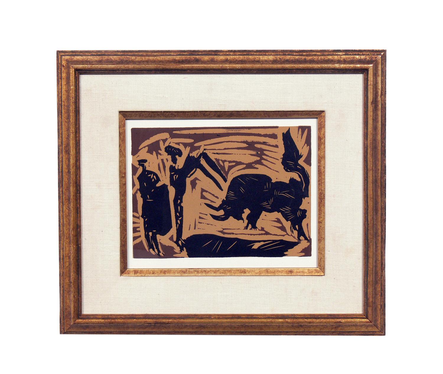 Mid-Century Modern Selection of Pablo Picasso Linocuts