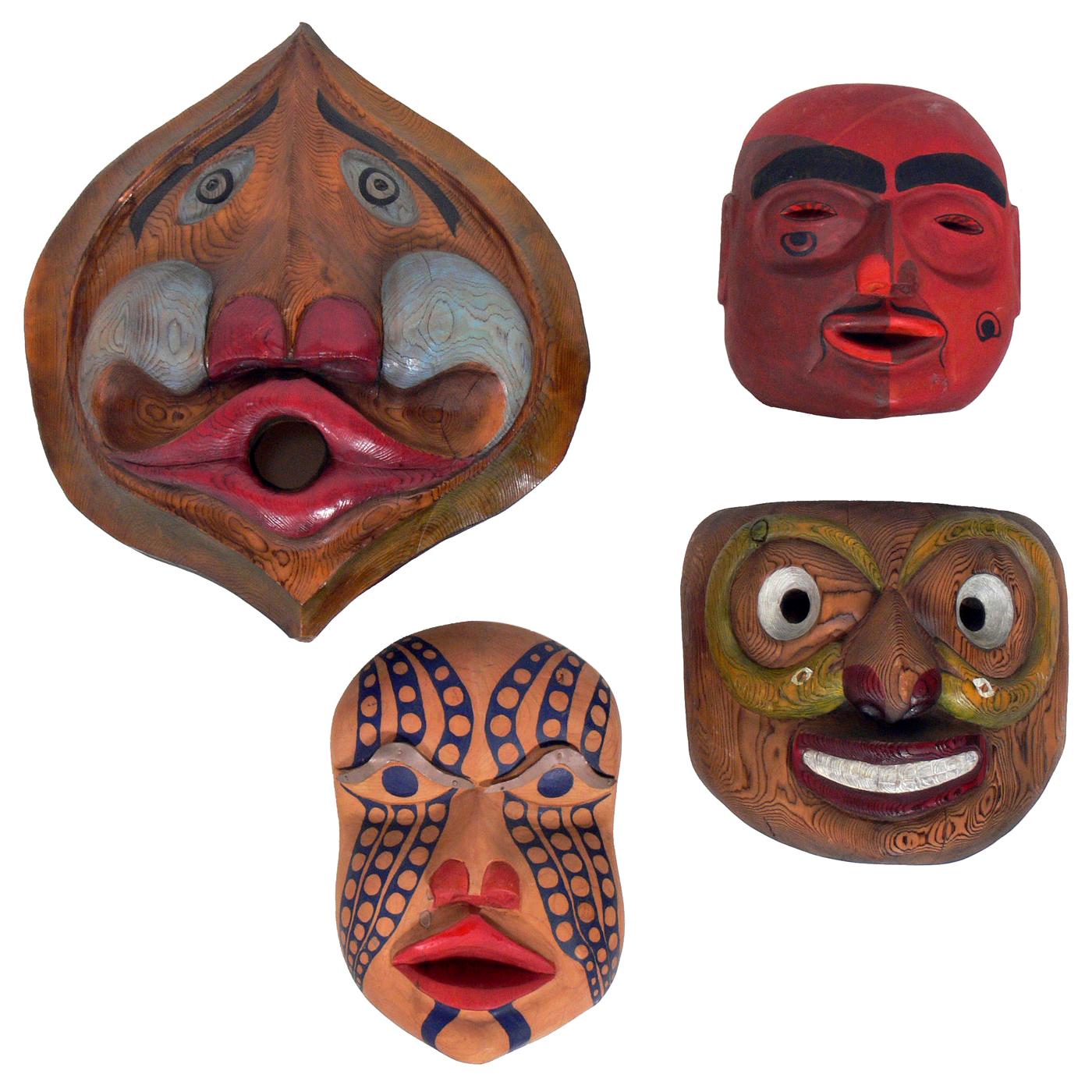Selection of Pacific Northwest Masks by Bill Bouchard