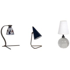Selection of Petite French and Italian Desk Lamps