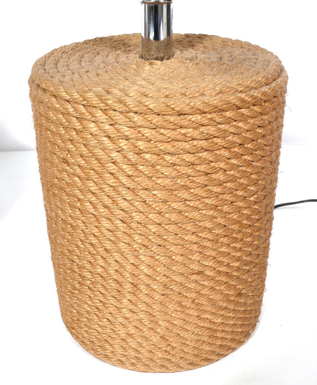American Selection of Rope Lamps For Sale
