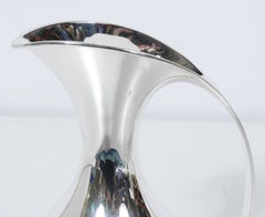 Selection of Sculptural Danish Modern Sterling Pitchers by Kay Fisker