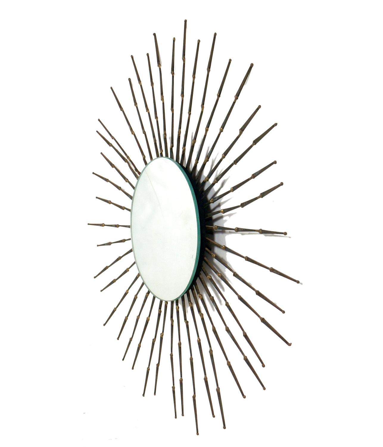 Américain Sélection de miroirs à ongles sculpturaux en forme d'étoile en vente