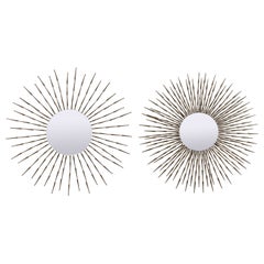 Selection of Sculptural Starburst Nail Mirrors