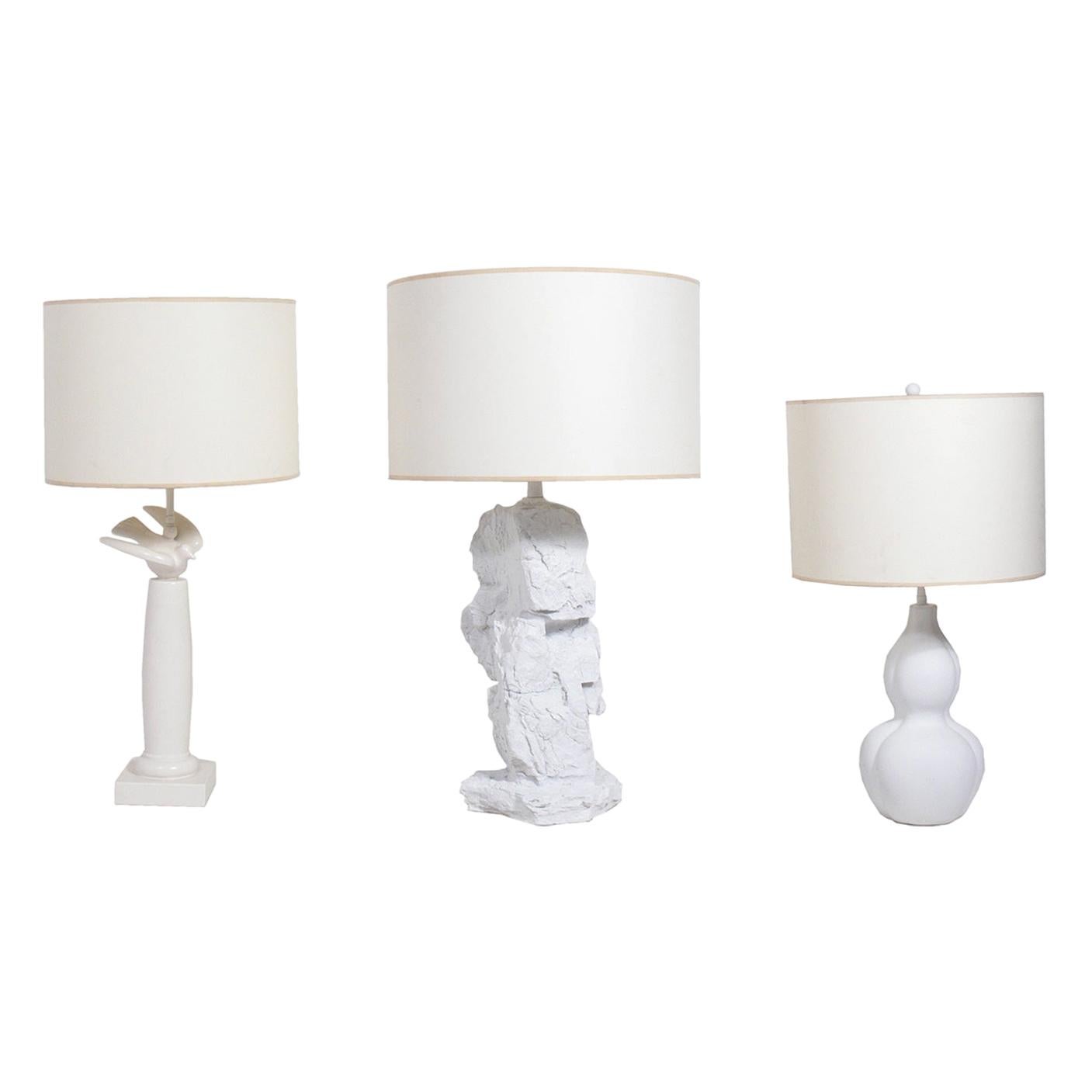 Selection of Sirmos Plaster Lamps For Sale