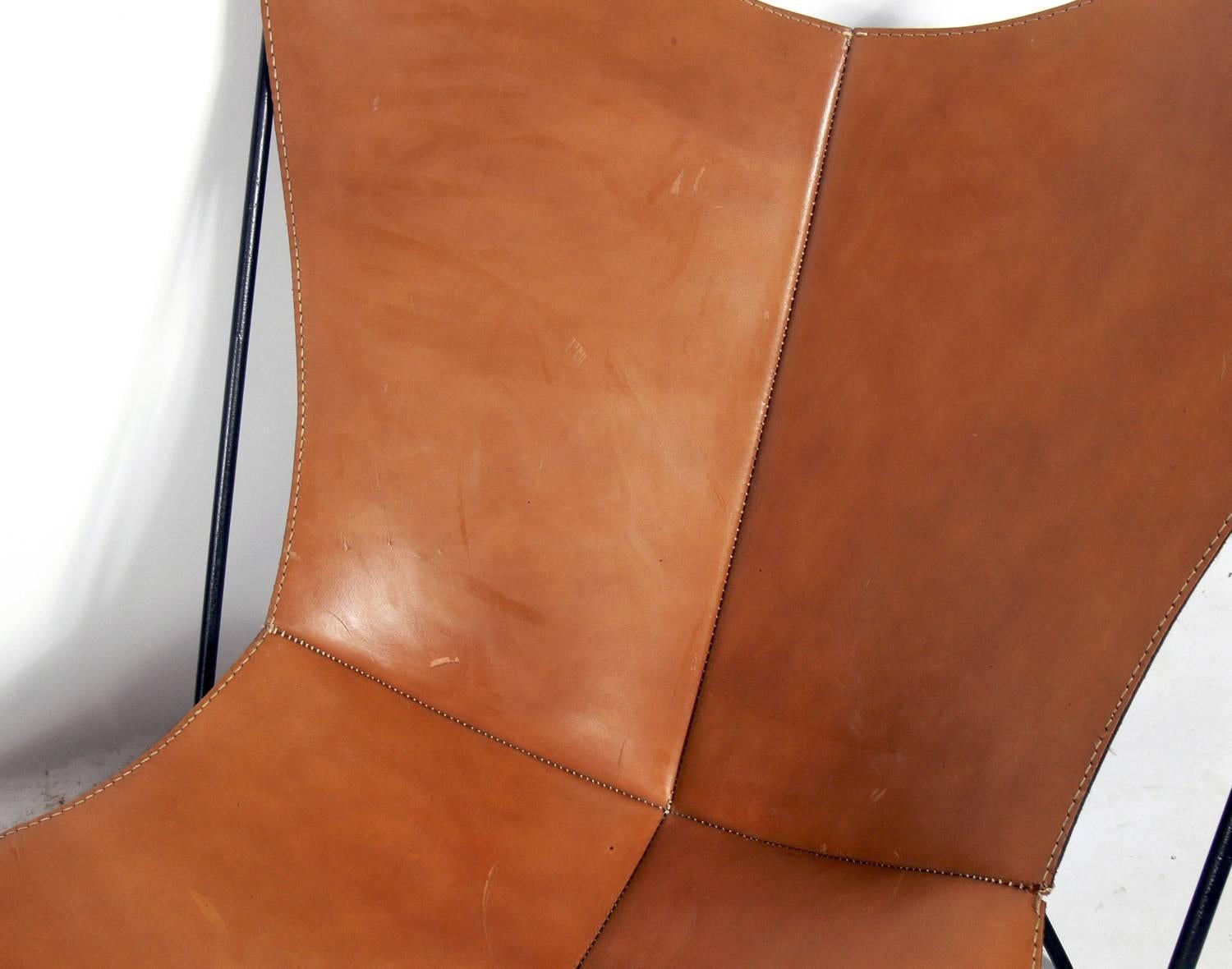 Selection of Vintage Leather Butterfly Chairs 11