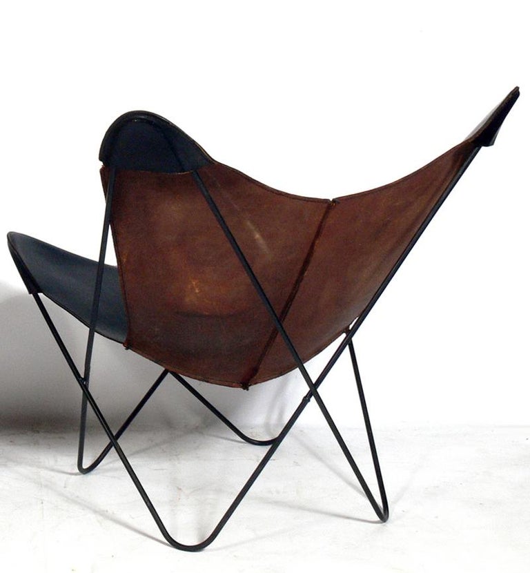 Selection of Vintage Leather Butterfly Chairs For Sale at 1stdibs