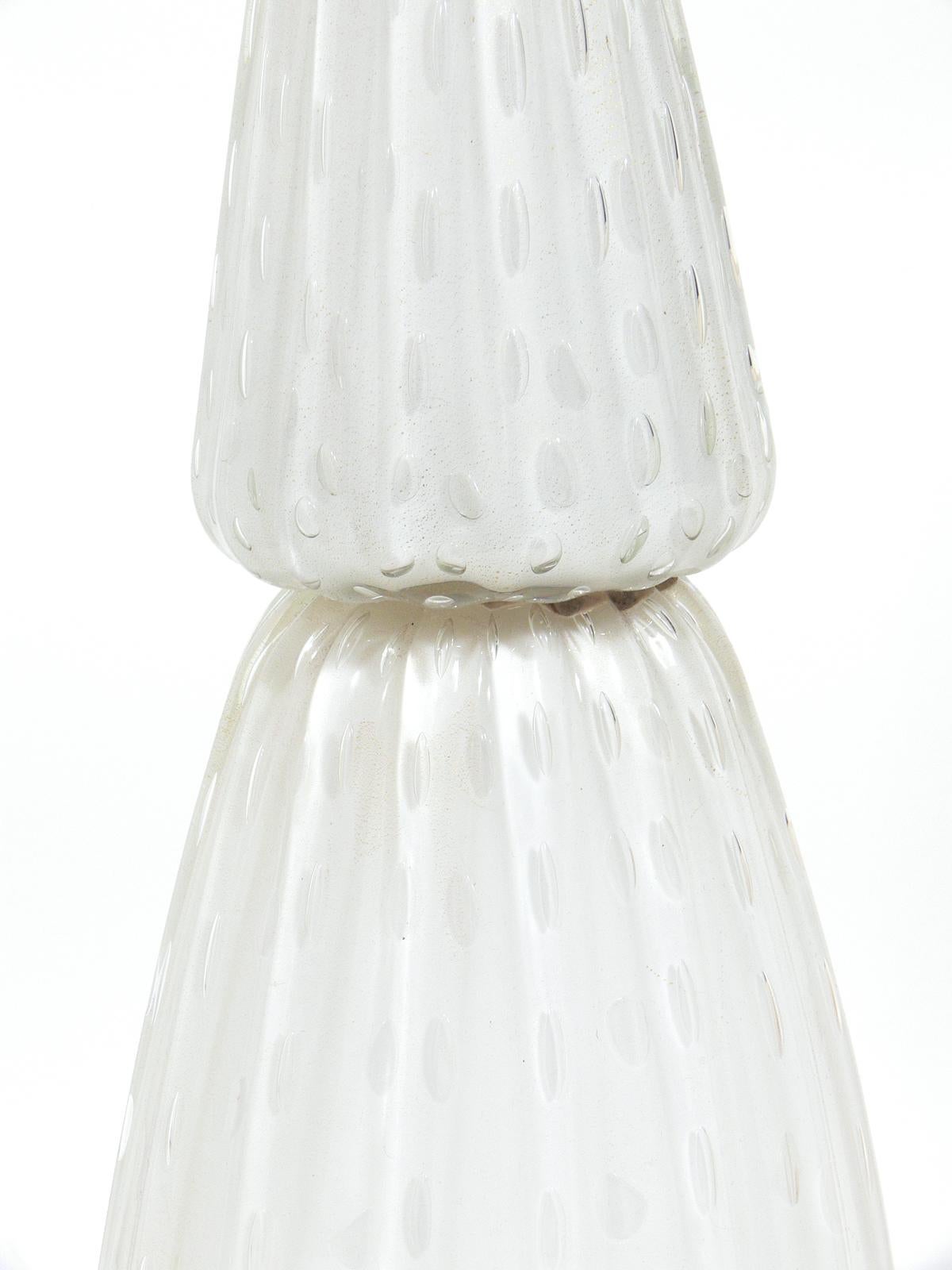 Auswahl von Vintage-Lampen aus Muranoglas auf Lucite-Sockeln im Zustand „Gut“ im Angebot in Atlanta, GA