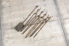 Selection of Vintage Reclaimed Fire Tools, 20th Century