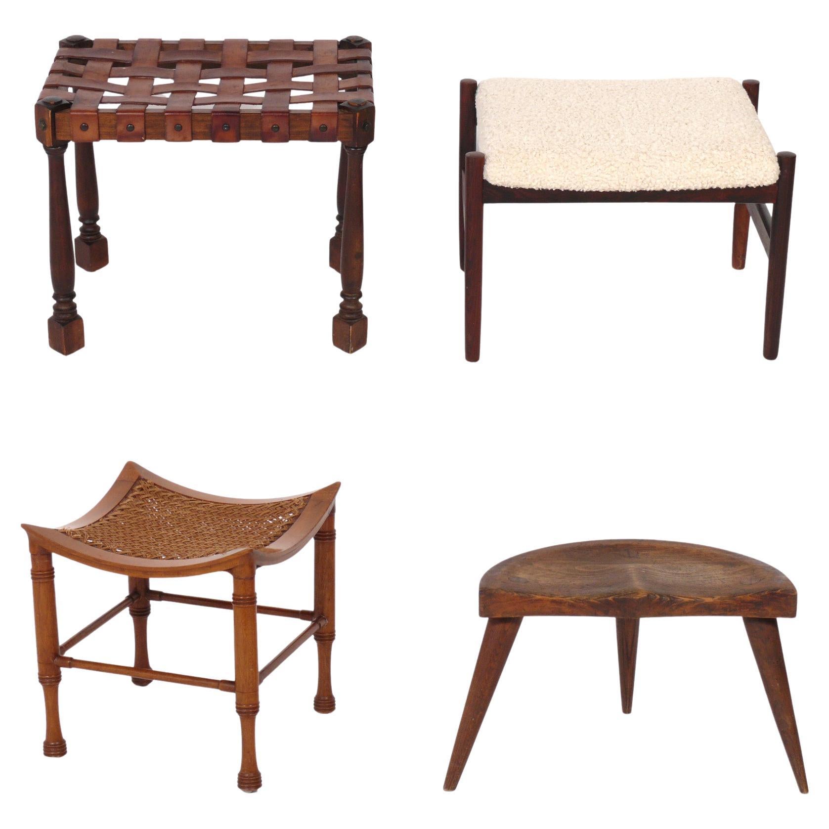 Selection of Wood Stools For Sale
