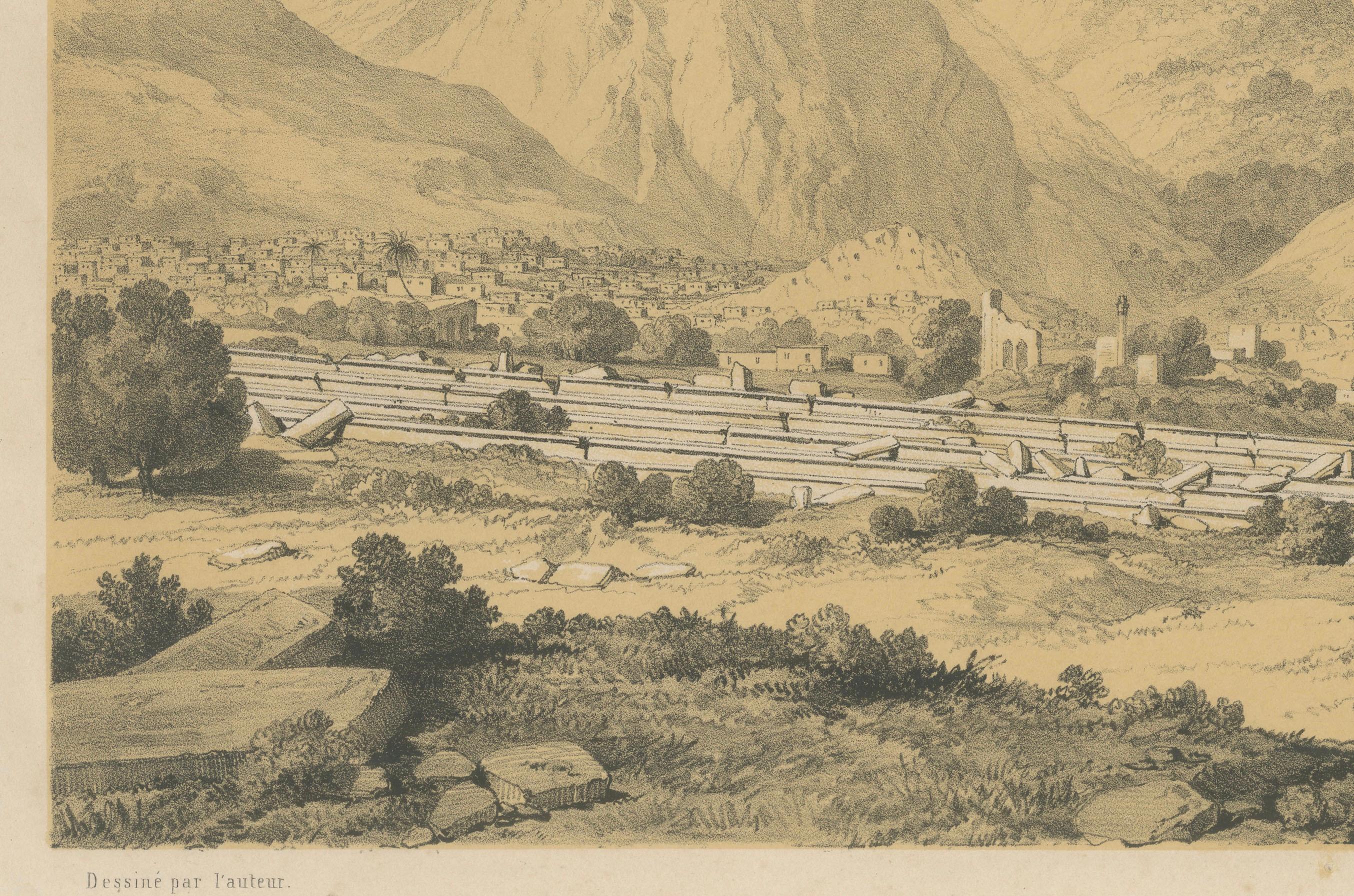 Selefke - Vues de la basilique et de la citadelle de Cilicie, Asie Mineure par de Labode Bon état - En vente à Langweer, NL
