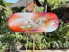 Glücksbringer, Mixed Media auf MDF-Tafel