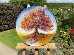 Baum des Lebens #4, Mixed Media auf MDF-Tafel