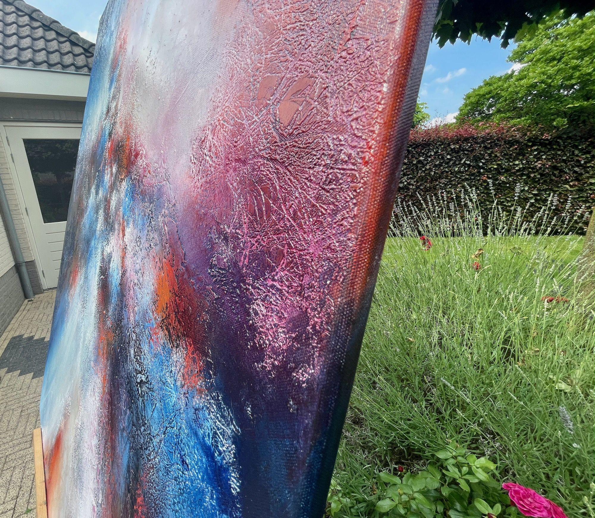 Cosmic Light #3, Gemälde, Acryl auf Leinwand (Abstrakt), Painting, von Selene Art