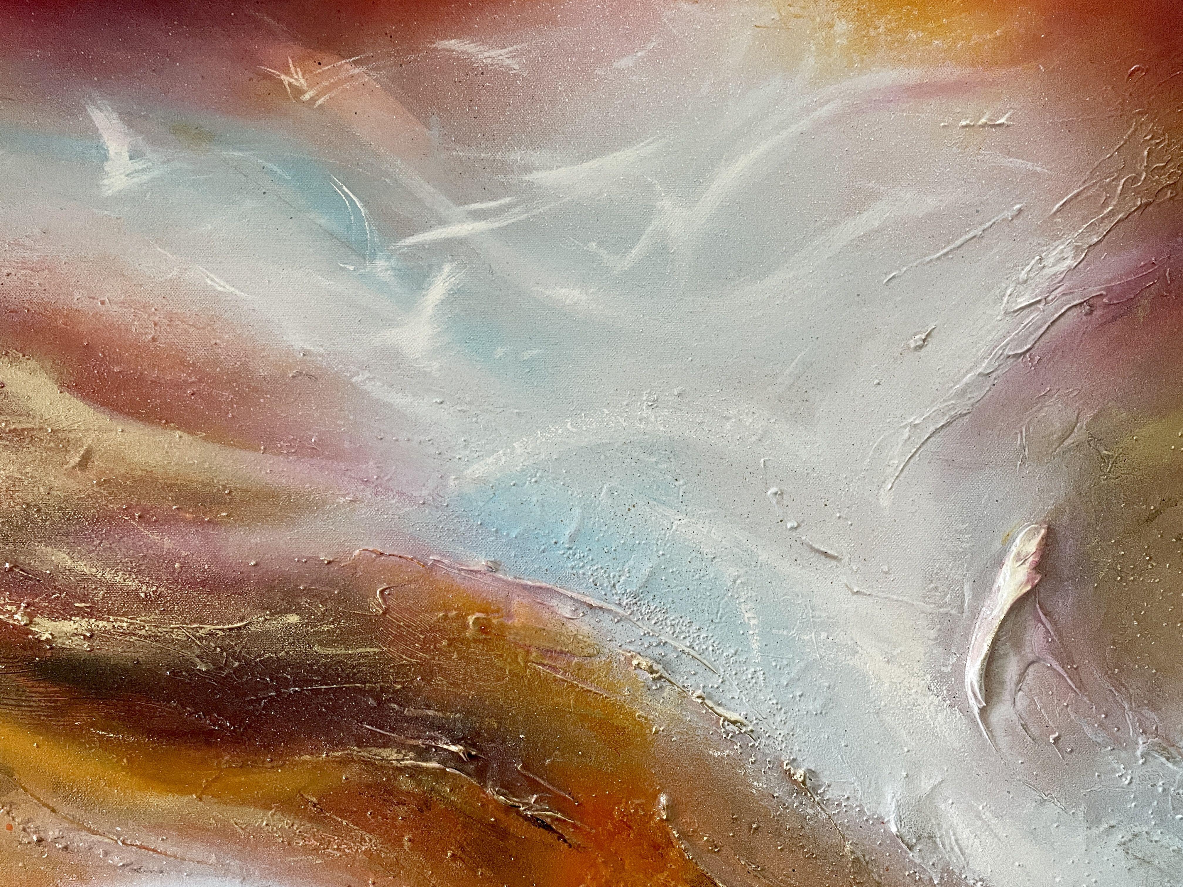 Volare alto #6, Pittura, Acrilico su tela - Painting di Selene Art