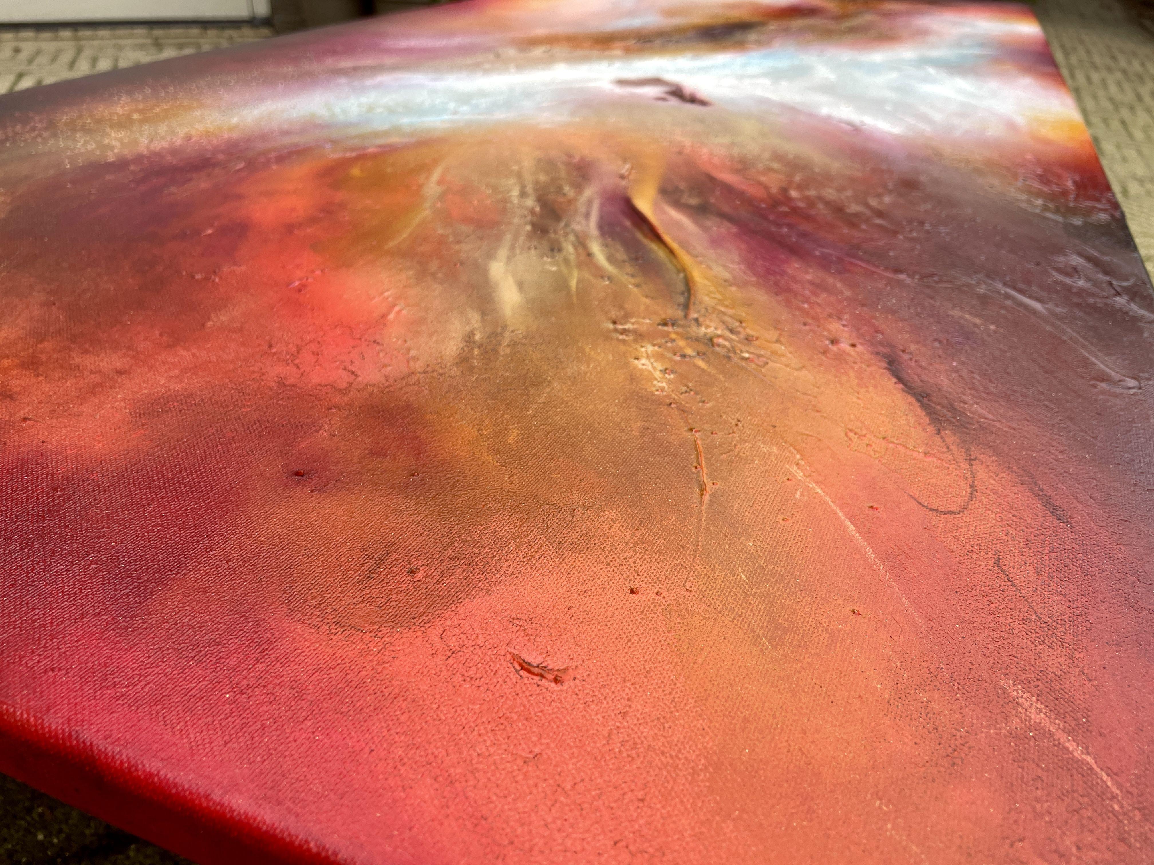 Volare alto #6, Pittura, Acrilico su tela - Painting Astratto di Selene Art