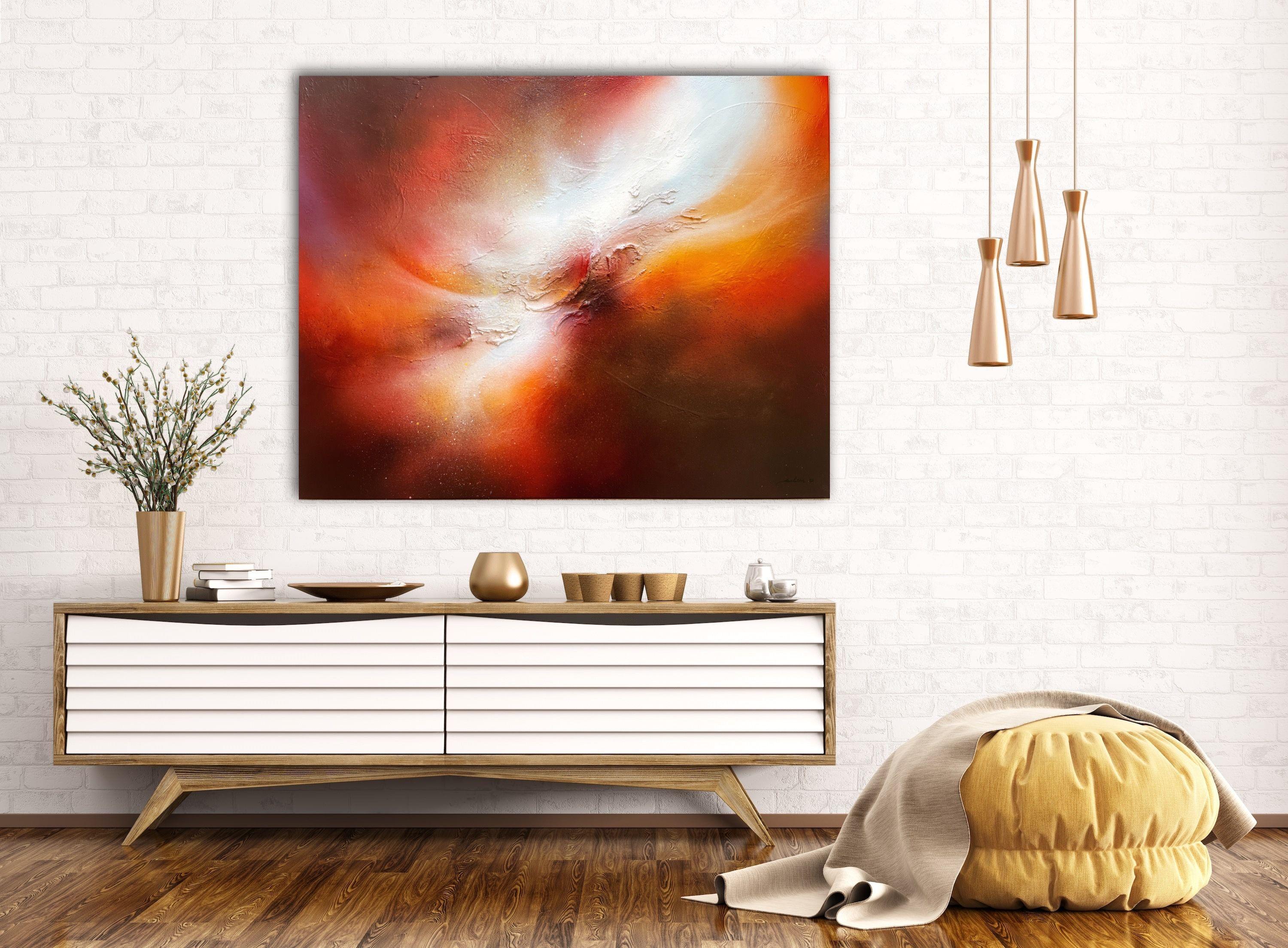 Good Vibrations, Gemälde, Acryl auf Leinwand – Painting von Selene Art