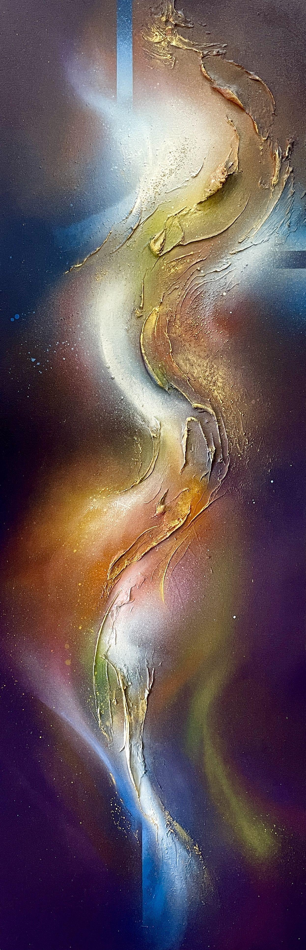 Selene Art Abstract Painting - Inner Sparks #2, Painting, Acrylic on Canvas