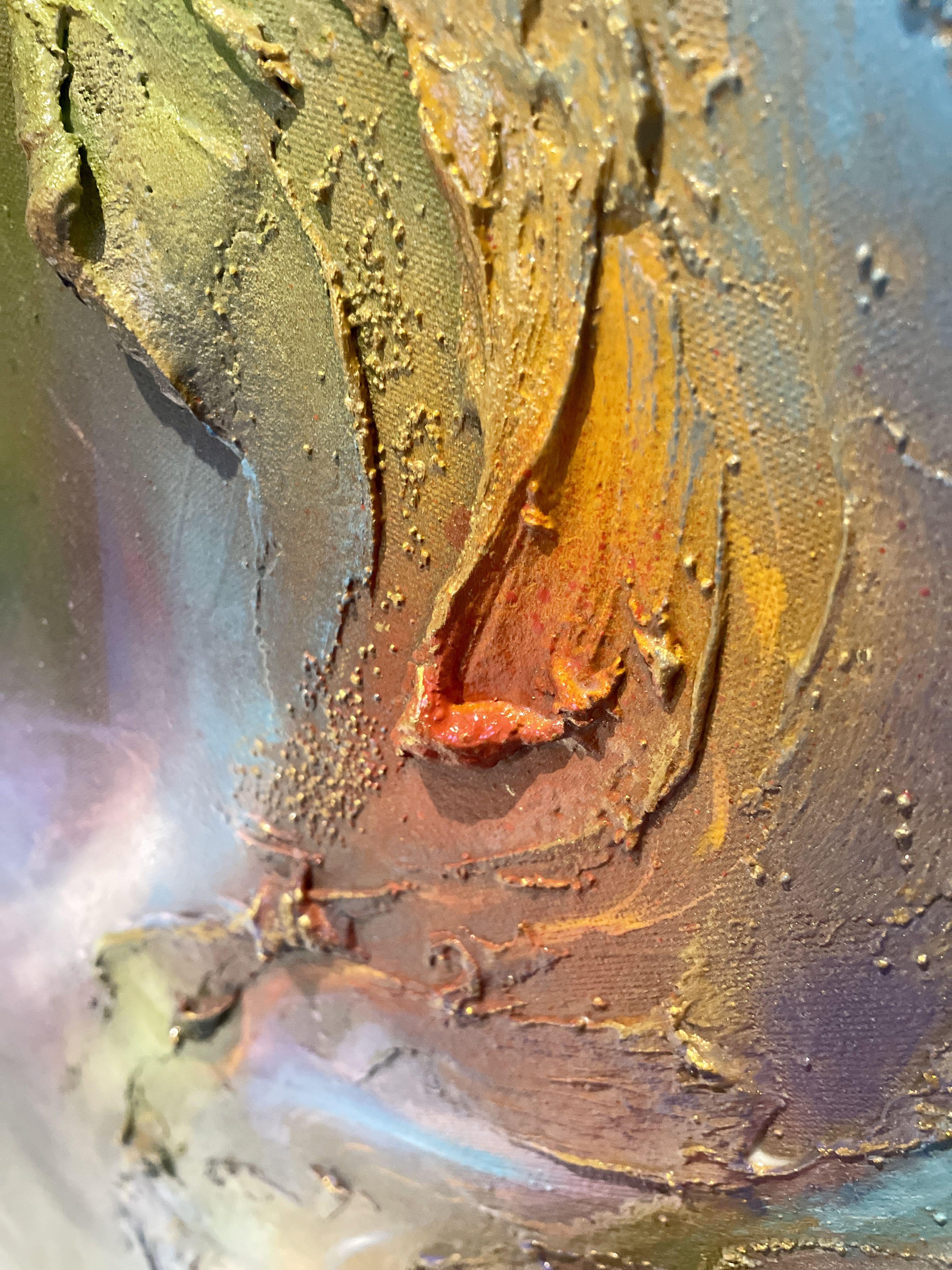 Inner Sparks, Gemälde, Acryl auf Leinwand (Abstrakt), Painting, von Selene Art