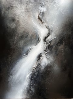 Living like water, Painting, Acrylic on Wood Panel